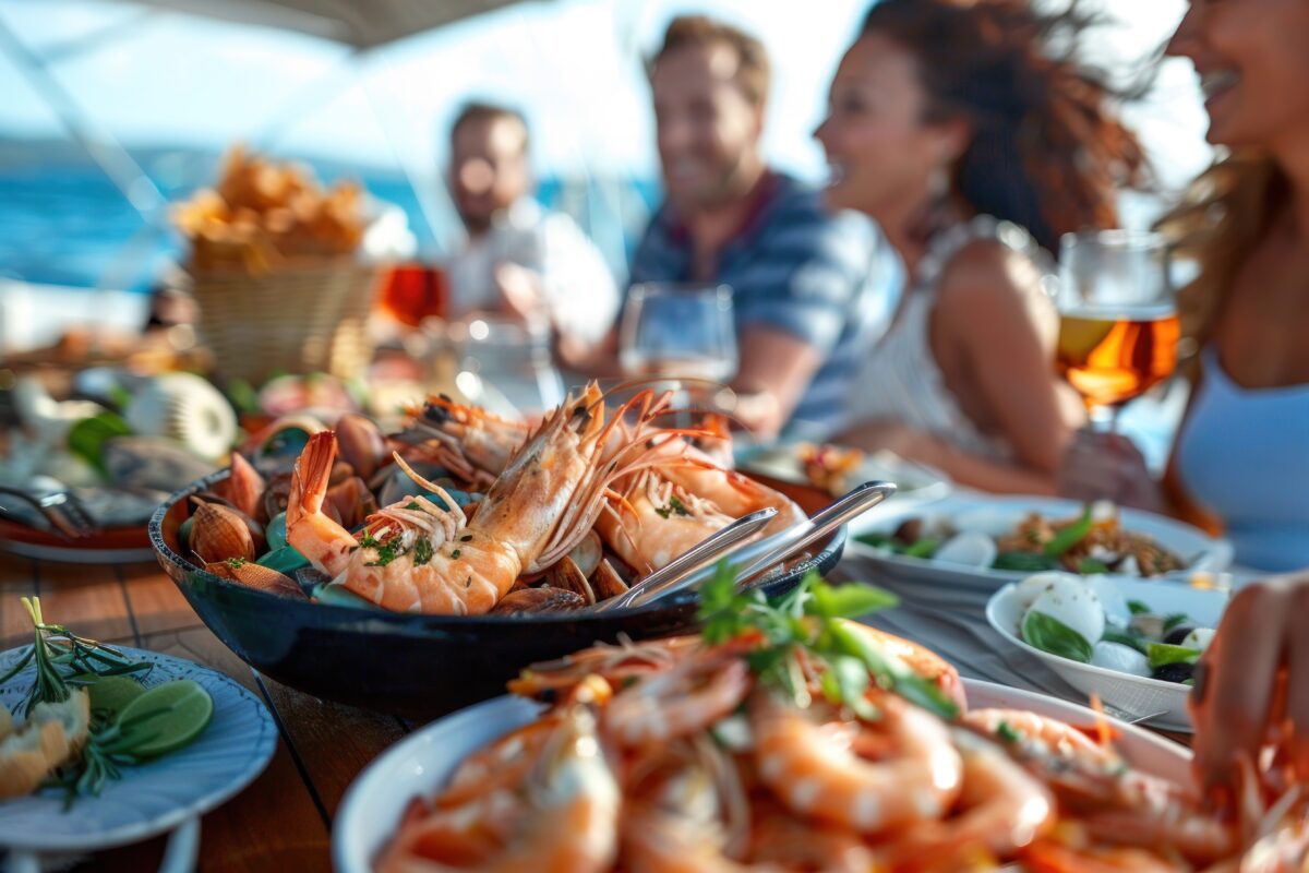 BRAIN Yachting Dinner Lunch on Board